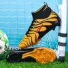 Tenagers Herren-Fußballschuhe, rutschfest, AG/TF, Fußballschuhe, Stiefeletten, Unisex, große Größe,