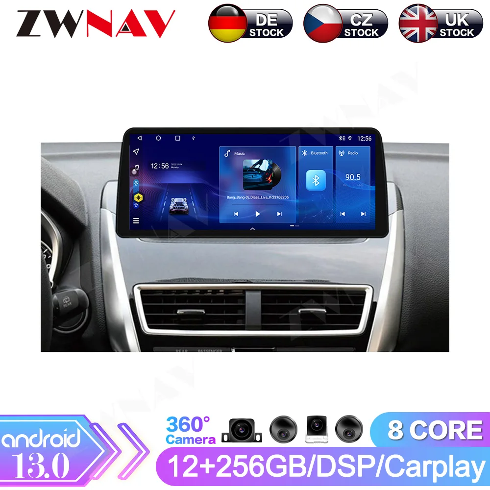 12,3 "Android 13 Für Mitsubishi Eclipse Kreuz 2018 2019 2020 2021 Auto Multimedia-Player Radio GPS Navigation Stereo bildschirm Image