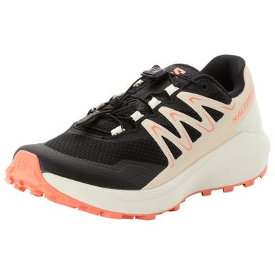 Trailrunningschuh SALOMON "ALPHARIDE W", Gr. 38, schwarz, tender peach, vanilla ice, Synthetik, Textil, sportlich, Schuhe, wasserdicht Image