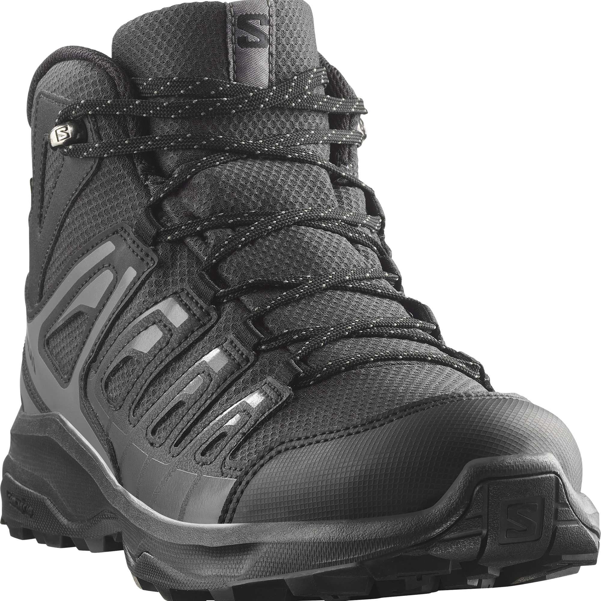 Wanderschuh SALOMON "EXTEGRA MID GORE-TEX", Herren, Gr. 46, phantom, asphalt, castlerock, Synthetik, Textil, Schuhe Wanderschuh, wasserdicht, Topseller