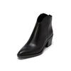 Stiefel MARC O'POLO "mit Innenzipper", Damen, Gr. 42, schwarz, Obermaterial: 100% Leder (Rind), unifarben, Schuhe