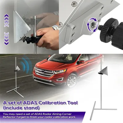 Upgraded Version For Radar Aiming Reflector Target Kit ADAS Calibration Tool For Honda Toyota Kia