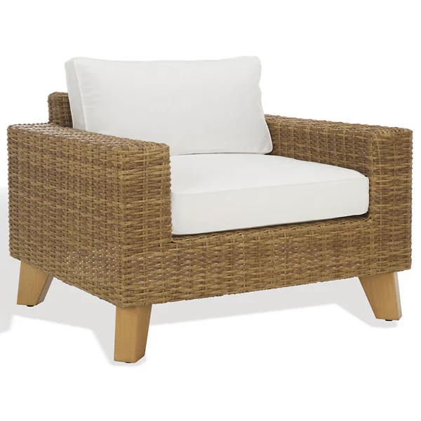 Alder & Ore Melva Wicker Patio Outdoor Lounge Chair
