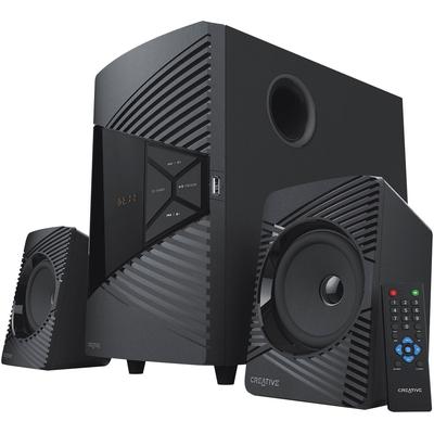 CREATIVE 2.1 Soundsystem "SBS E2500", schwarz, Lautsprecher