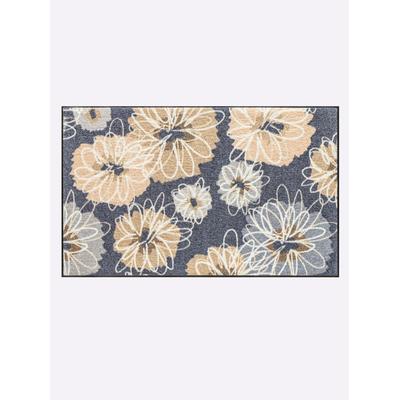 Fußmatte SALONLOEWE Gr. 6, grau (grau, natur), B:75cm H:7mm L:190cm, Polyamid, Kunstfaser, Teppiche Image