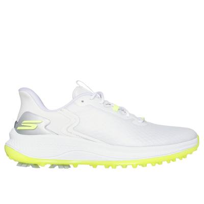 Skechers Men's Slip-ins: GO GOLF Blade GF - Slip-ins Shoes | Size 11.5 | White/Yellow | Synthetic/Textile