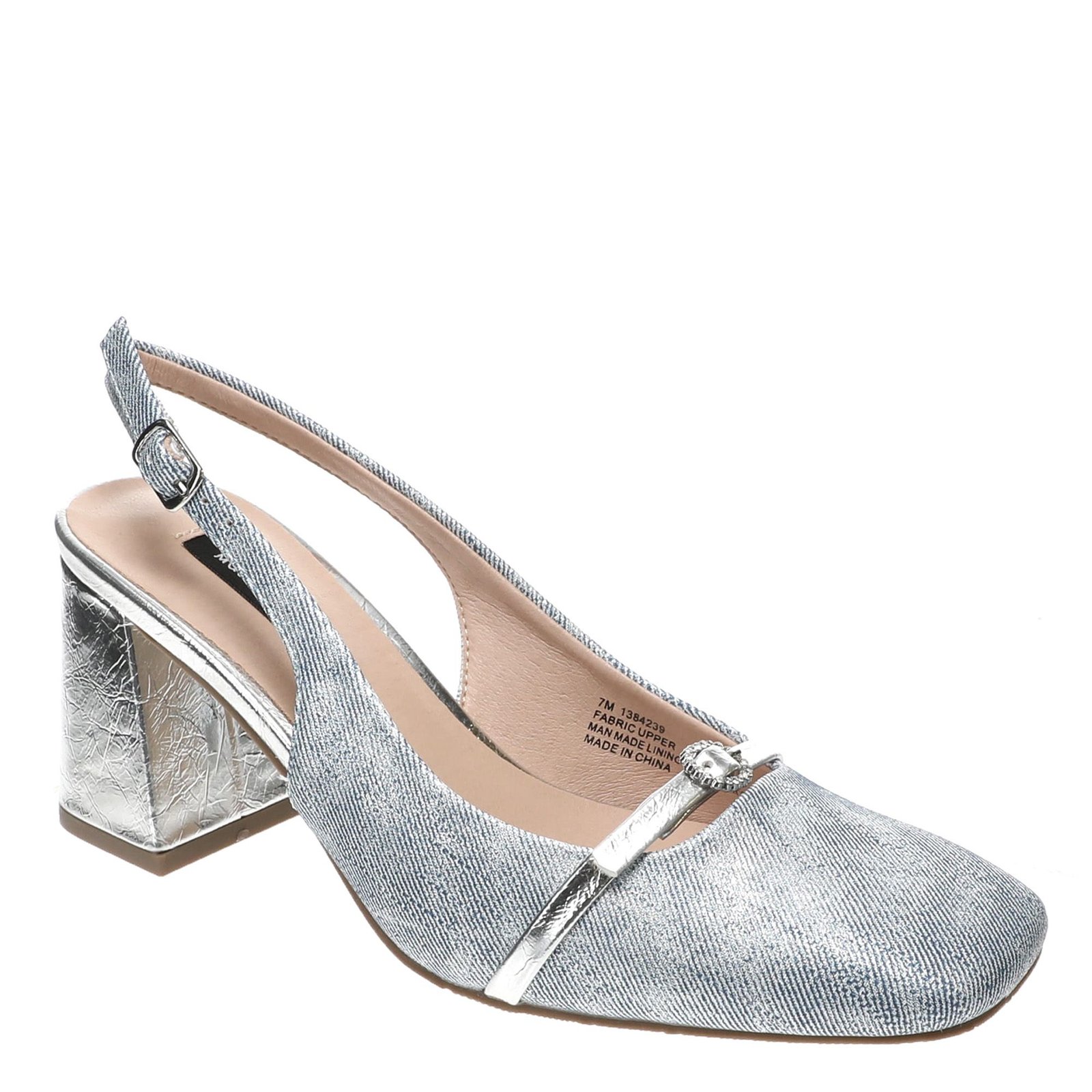 Masseys Sylvie - Womens 6.5 Blue,Metallic Pump W