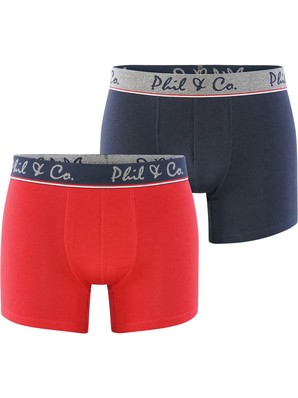 Phil & Co. Berlin Retroshorts Herren rot, S Image
