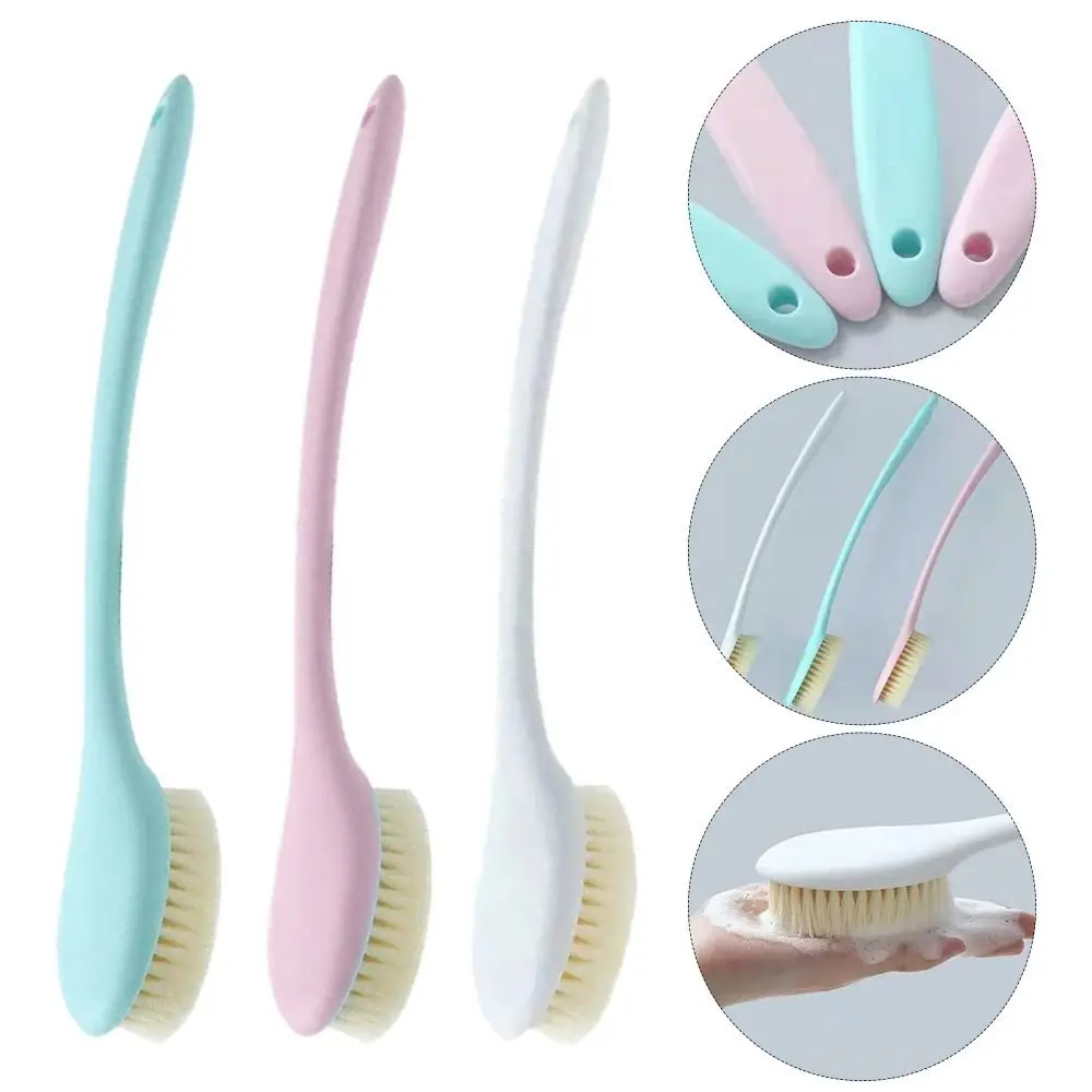 Kreative lange Griff Bade bürste weichen Körper Peeling Bürste Bade bürste Rücken reiben Peeling Bad Wasch bürste Werkzeug Image