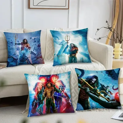 A-Aquaman und das verlorene Königreich Filmkissen Schlafzimmer Sofa Freizeit Komfort Kissen Auto Image