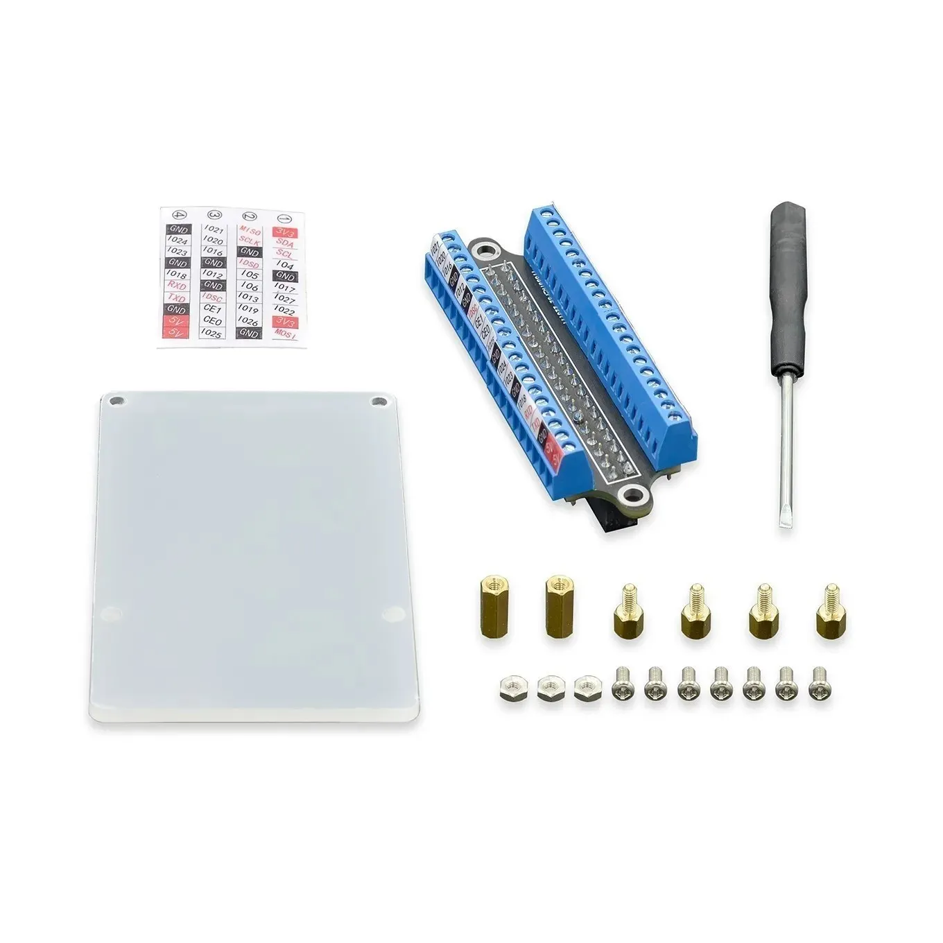 Mini Terminal Breakout Board GPIO Erweiterungsplatine Terminal Breakout Board für Raspberry Pi 4B/3B+/3B/2B/1B+/Zero/Zero W Image