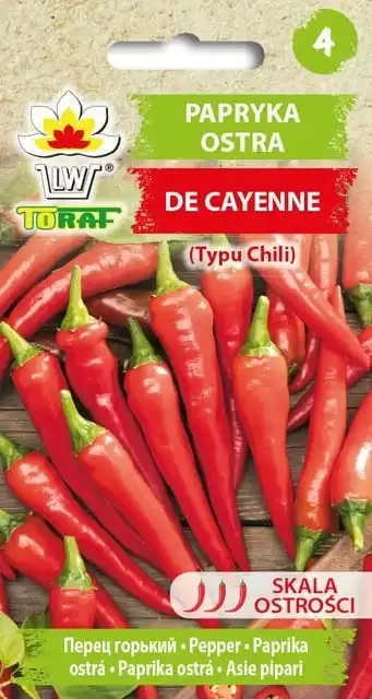 Peppers de Cayenne 0,5g pflanzliche Pfeffersamen Image