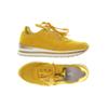 Gabor Damen Sneakers, Gr. 3.5, gelb, Leder