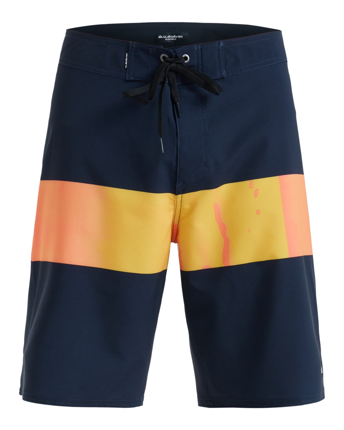 Boardshorts QUIKSILVER "Surfsilk Straight Leg 20", Herren, Gr. 32M, fiery coral bloomfade, 88% Polyester, 12% Elasthan, Hosen Image