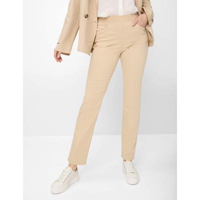 Chinohose RAPHAELA BY BRAX "Style PAMINA FUN", Damen, Gr. 48, Normalgrößen, beige (natur), 86% Baumwolle, 10% Elastomultiester, 4% Elasthan, Hosen Image