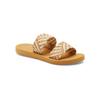 Sandalette ROXY "Porto", Gr. 11(42), beige (natural), Obermaterial: 60% Kunstharz, 40% Baumwolle / Futter: N/A / Außensohle: 100% TPR, Schuhe Pantolette