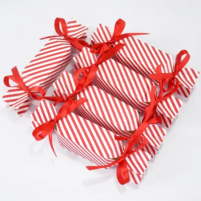 10pcs Candy Shape Candy Box Bag New Craft Paper Wedding Favor Gift Boxes Treat Kids Birthday