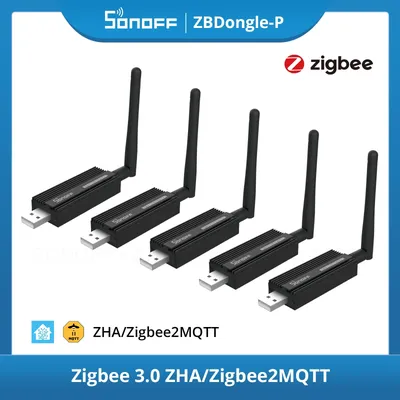 1-5PCS SONOFF ZBDongle-P Zigbee 3.0 USB Stick Gateway Dongle Plus Capture Packet via ZHA Zigbee2MQTT