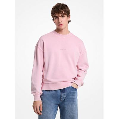 Michael Kors Cotton Crewneck Sweatshirt Pink XL