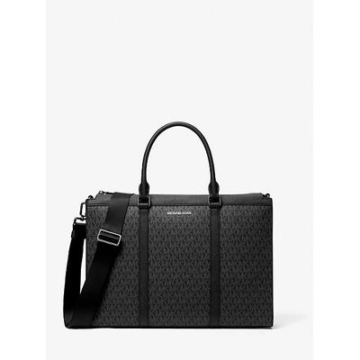 Michael Kors Cooper Signature Logo Briefcase Black One Size