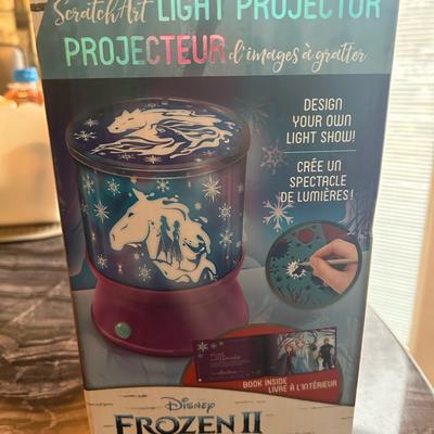 Disney Other | Disney Frozen Ii Scratch Art Light Projector | Color: Blue/Purple | Size: Osg