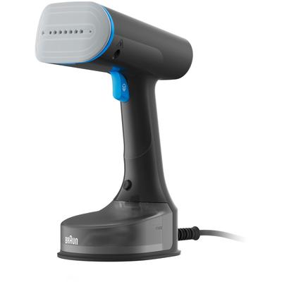BRAUN Dampfglätter "Braun QuickStyle 5 GS 5031", schwarz (schwarz, blau), B:11,8cm H:25,8cm T:13,6cm, Bügeleisen, Schwarz/Blau