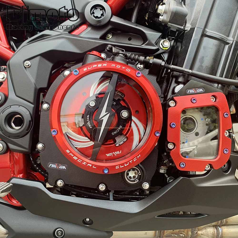 Z900 Z 900RS Motorrad Motor Klare Kupplung Abdeckung Schutz Für Kawasaki Z900 ZR900 Z900RS 2018 2019 2020 2021 2022 2023 Image