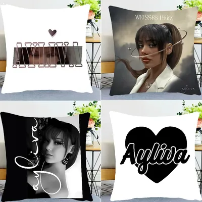 Ayliva Cool Singer Kissenbezug, elegantes Paar, Zuhause, Wohnzimmer, Schlafzimmer, dekorativer Image