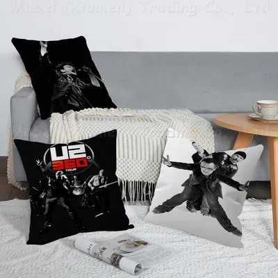 Rock Band U2 Kissen Geschenk Home Office Dekoration Kissen Schlafzimmer Sofa Auto Kissenbezug Image