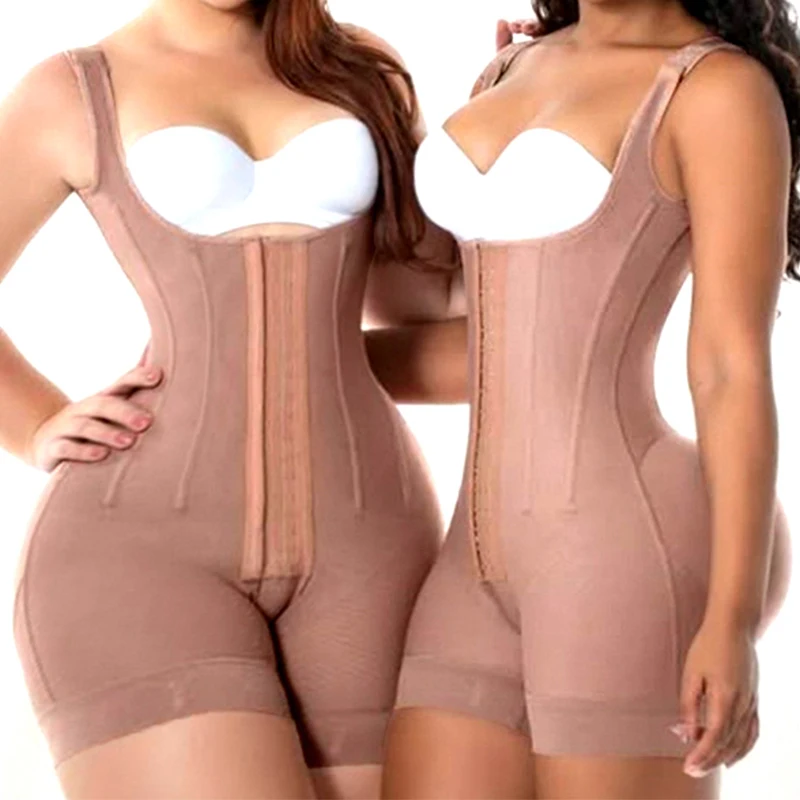 6XL Fajas Kolumbianische Hüftgürtel Bodys Shapewear Hohe Kompression Taille Trainer Abnehmen Mantel Postpartale BBL Korsett Body Shaper Image