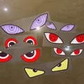 Adesivi riflettenti per occhi Casco moto Decorazione Decalcomania Graffi Ogruzioni Specchietto retrovisore Accessori universali elettrici