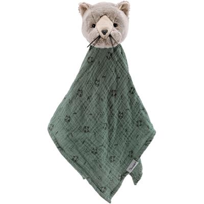 Schmusetuch STERNTALER "Katze Lilly, L", Baby, grau, Polyester, Musselin, Schnuffeltücher Image