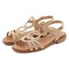 Sandale LASCANA "Sommerschuh", Damen, Gr. 39, beige, Obermaterial: 100% Rindsleder. Futter: 100% Textilmaterial. Decksohle: 100% Textilmaterial. Laufsohle: 100% Synthetik, unifarben, modisch, Schuhe, aus hochwertigem Leder, Sandalette, Sommerschuh