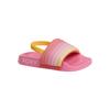 Sandale ROXY "Slippy Ribbed", Gr. 9(25,5), rot (sunset), Obermaterial: 72% Polyester, 18% PU / Futter: 100% Polyester / Außensohle: 100% EVA, Schuhe