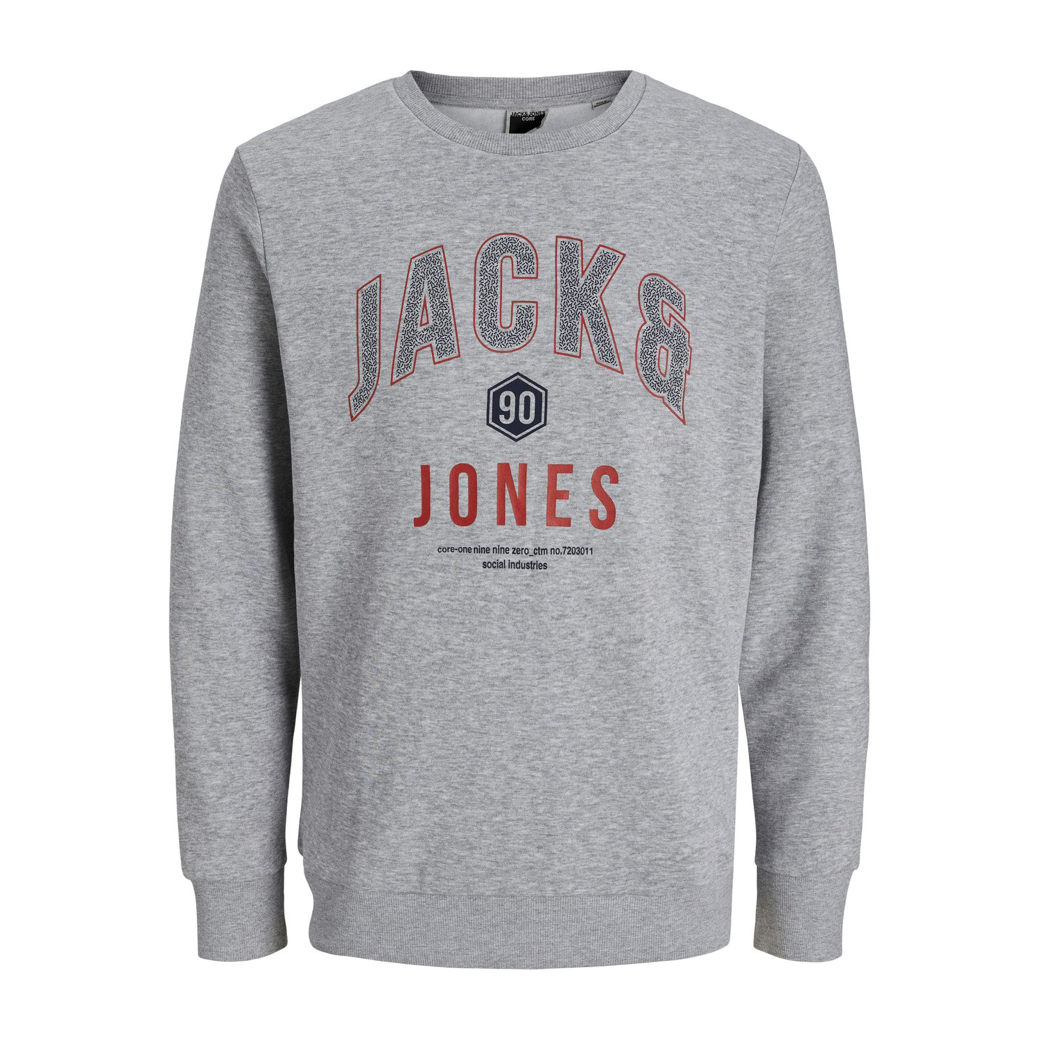 Herrenpullover von der Marke Jack & Jones. Der Pullover ist aus hochwertiger Baumwolle und Polyester gefertigt. Die feine Mischung dieser Materialien sorgt für einen herrlich warmen Tragekomfort. Marke: Jack & JonesModellname: Jcothomas Sweat Crew...
