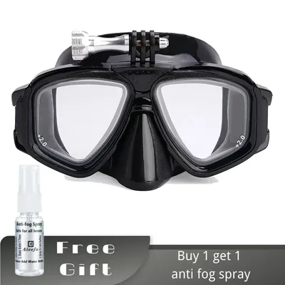 RX Prescription Optical Farsighted Scuba Dive Masks with Tempered Glass Lenses, Reading Hyperopia