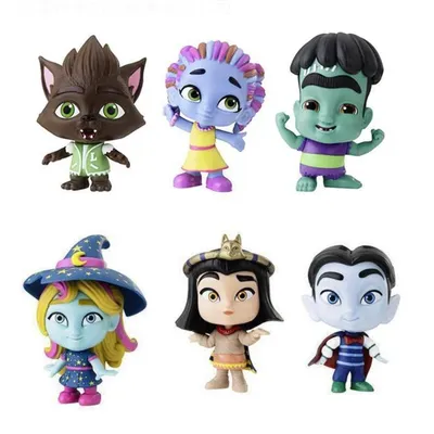 6pcs one set Anime Cartoon Super Monsters PVC Action Figure Miniature Model Toys Collect For Kids