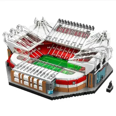 3898 PCS Old Trafford Manchester Building Blocks Bricks Football Field Stadium Christmas Birthday