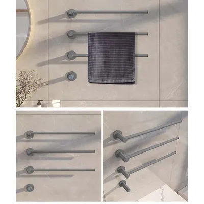 Intelligent constant temperature Electric towel rack 304 stainless steel bathroom storage rack