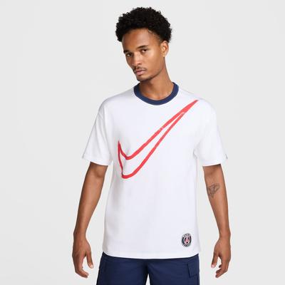 PSG Nike Oversized Swoosh T-Shirt - Weiß Image
