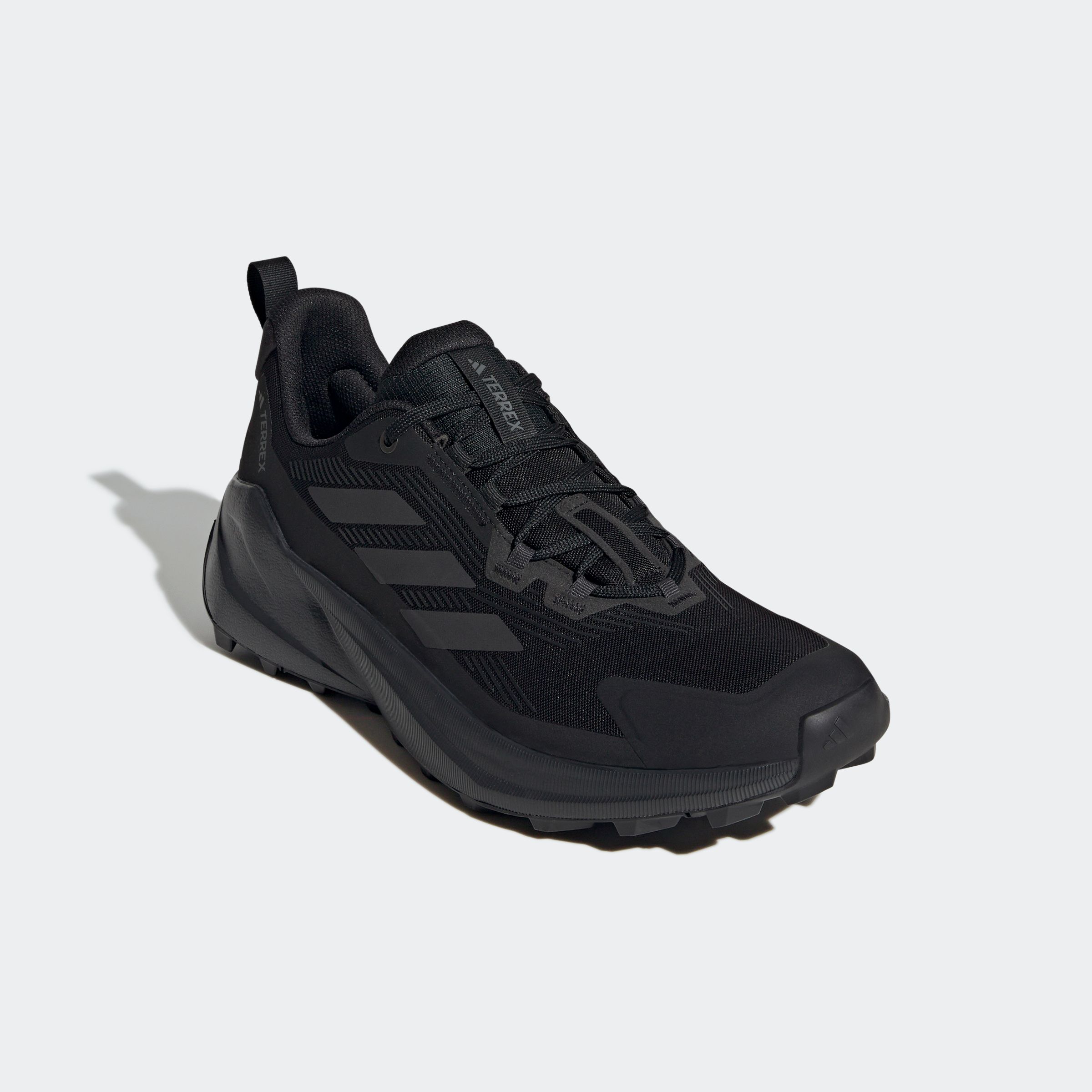 Wanderschuh ADIDAS TERREX "TRAILMAKER 2", Herren, Gr. 41, schwarz (core schwarz, carbon, grau four), Synthetik, Textil, Schuhe Wanderschuh
