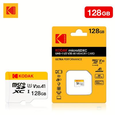 TEMU Kodak Genuine Tf Micro Sd Memory Card, In , 10 U3 A1 4k Hd Card Tf Flash Memory Card. Image