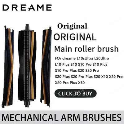Original Anti-Knoten-Rollenbürste der 2. Generation mit austauschbarem Bürstenstreifen Dreame L10s Ultra L20 Ultra X10 X20 Pro X30 X30 Pro Image