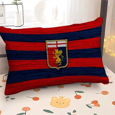 G-Genoa FC Kissenbezug 40 x 60 Schlafkissen Kissenbezug 50 x 70 cm, Heim- und Dekoration, dekorative Image