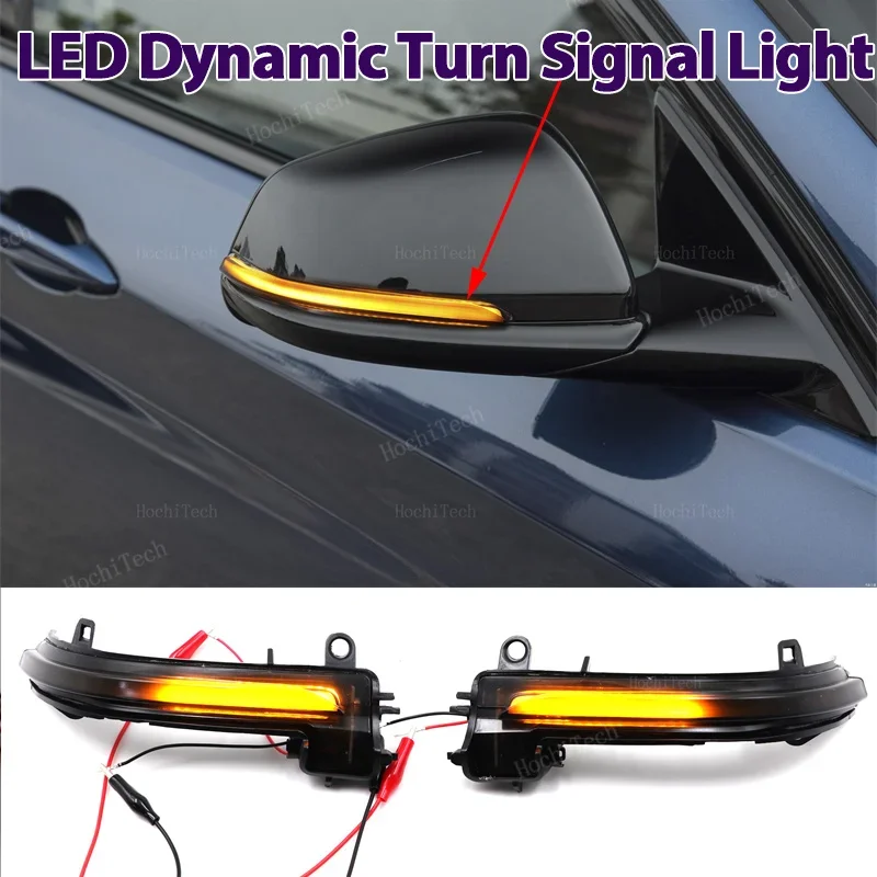 Lampeggiante dinamico Indicatore di direzione Indicatore specchietto laterale Luce lampeggiante a LED per BMW X1 F48 F49 F40 F45 F46
