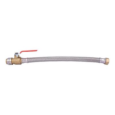 SHARKBITE MAX UR3088FX18BVG Water Heater Connector,18 "L,200 psi