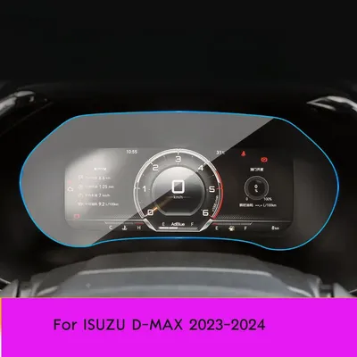 Car Navigation Tempered Glass Screen Protector Film For Isuzu D-Max 2023-2024 Car Interior