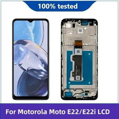 6.5“ IPS For Motorola Moto E22 LCD Display Screen Sensor Panel Digiziter Assembly For Motorola Moto