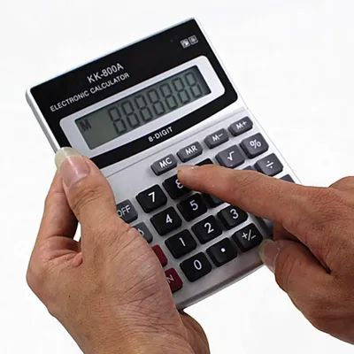 Manufacturer Wholesale Calculator KK-800A Metal Desktop large font wide Calculator 8 A Business