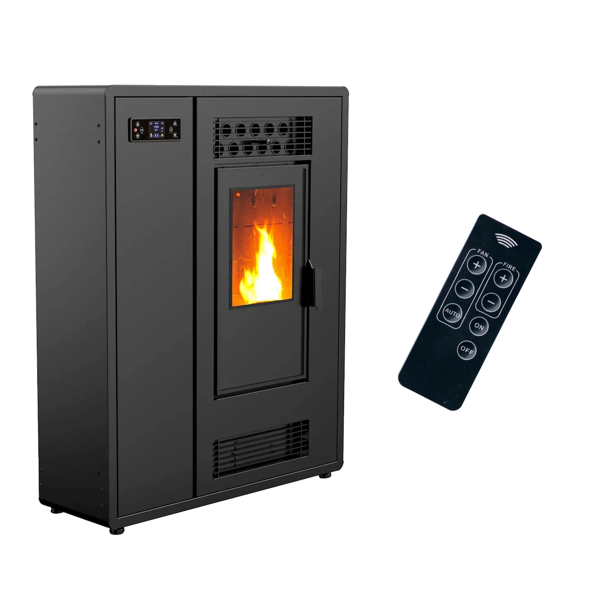 Luft- Pelletofen Slim Astral 12,2 kW Schwarz Sannover Image